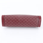 Gucci Vintage Micro GG Leather Clutch Pouch Business Bordeaux — view 4