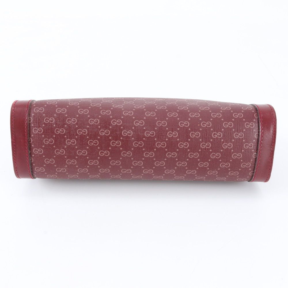 Gucci Vintage Micro GG Leather Clutch Pouch Business Bordeaux — view 4