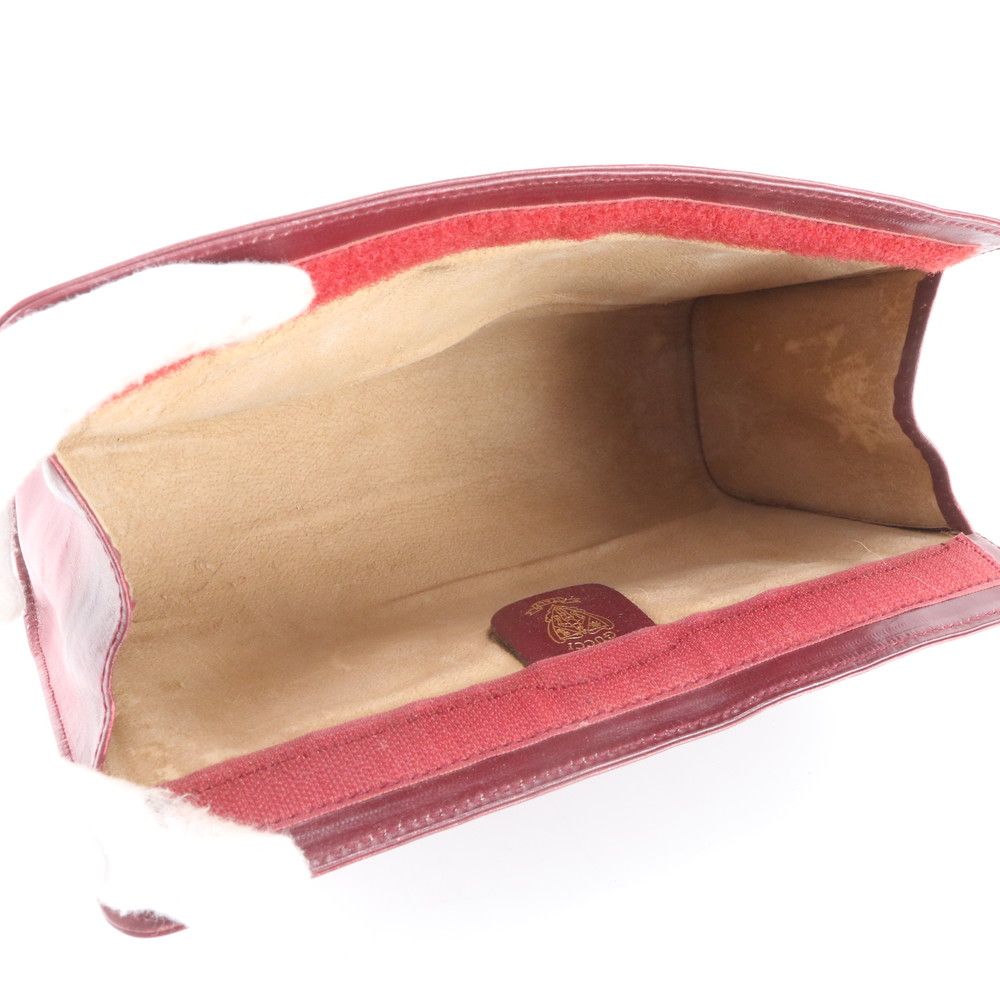 Gucci Vintage Micro GG Leather Clutch Pouch Business Bordeaux — view 6