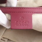 Gucci GG Canvas Mayfair Ribbon Leather Tote Shoulder — view 8
