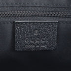 Gucci GG Canvas Leather Tote Shoulder Business Document Black — view 8