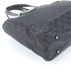 Gucci GG Canvas Leather Tote Shoulder Business Document Black — view 6
