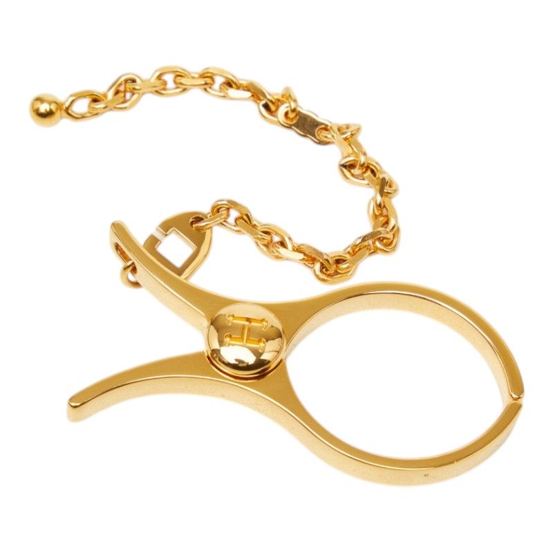 Hermes Phil Glove Holder Gold Plated 1- Gloves — view 2