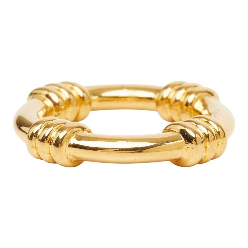 Hermes Scarf Ring Gold Plated — view 2