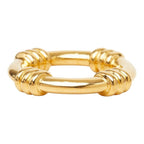 Hermes Scarf Ring Gold Plated — view 4