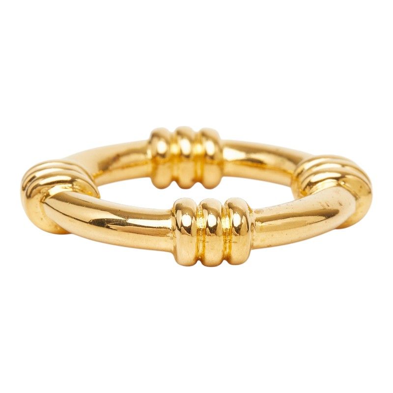Hermes Scarf Ring Gold Plated — view 3