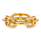 Hermes Legato Chaine D'ancre Scarf Ring Gold Plated — view 4