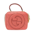 Gucci Blondie Top Handle Blanc Di Shoulder Bag Pink