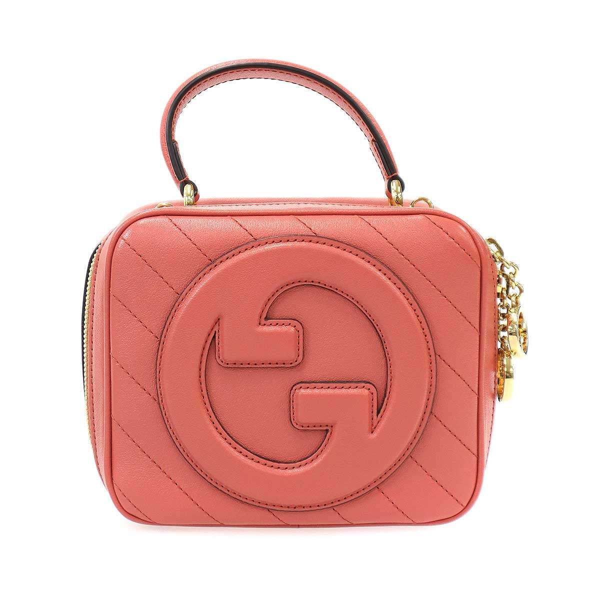 Gucci Blondie Top Handle Blanc Di Shoulder Bag Pink