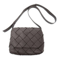 Bottega Veneta Diago Intrecciato Shoulder Bag Brown