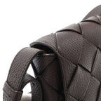 Bottega Veneta Diago Intrecciato Shoulder Bag Brown — view 8