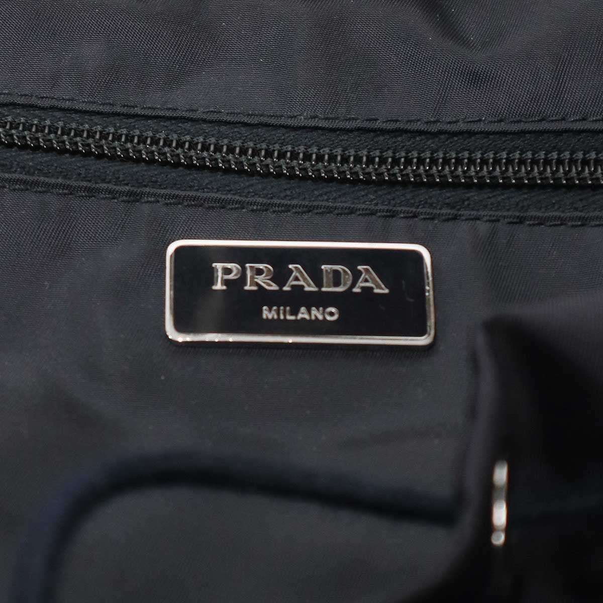 Prada Nylon Backpack Navy — view 5