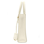 Prada Saffiano Small Leather Shoulder Bag White — view 4