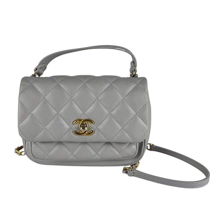 Chanel Shoulder Bag Gray