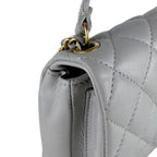 Chanel Shoulder Bag Gray — view 6