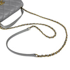 Chanel Shoulder Bag Gray — view 9