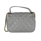 Chanel Shoulder Bag Gray — view 3