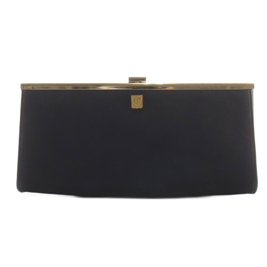 Dior Clutch Party Kiss Lock Navy