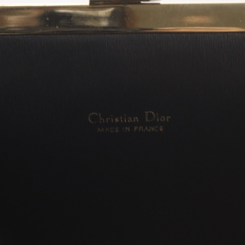 Dior Clutch Party Kiss Lock Navy — view 3