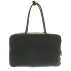 Prada Large Re-Nylon Tote Large Nylon Hand Triangle Plate Logo Black BB — view 3