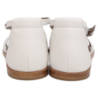 Hermes White Suntory Sandals — view 3