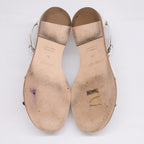 Hermes White Suntory Sandals — view 6