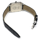 Cartier Santos Dumont LM SS PG Leather Silver Hand Wound Watch — view 7