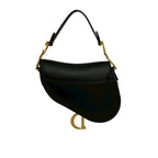 Dior Saddle Bag Canvas Leather 2-Way Black — view 3