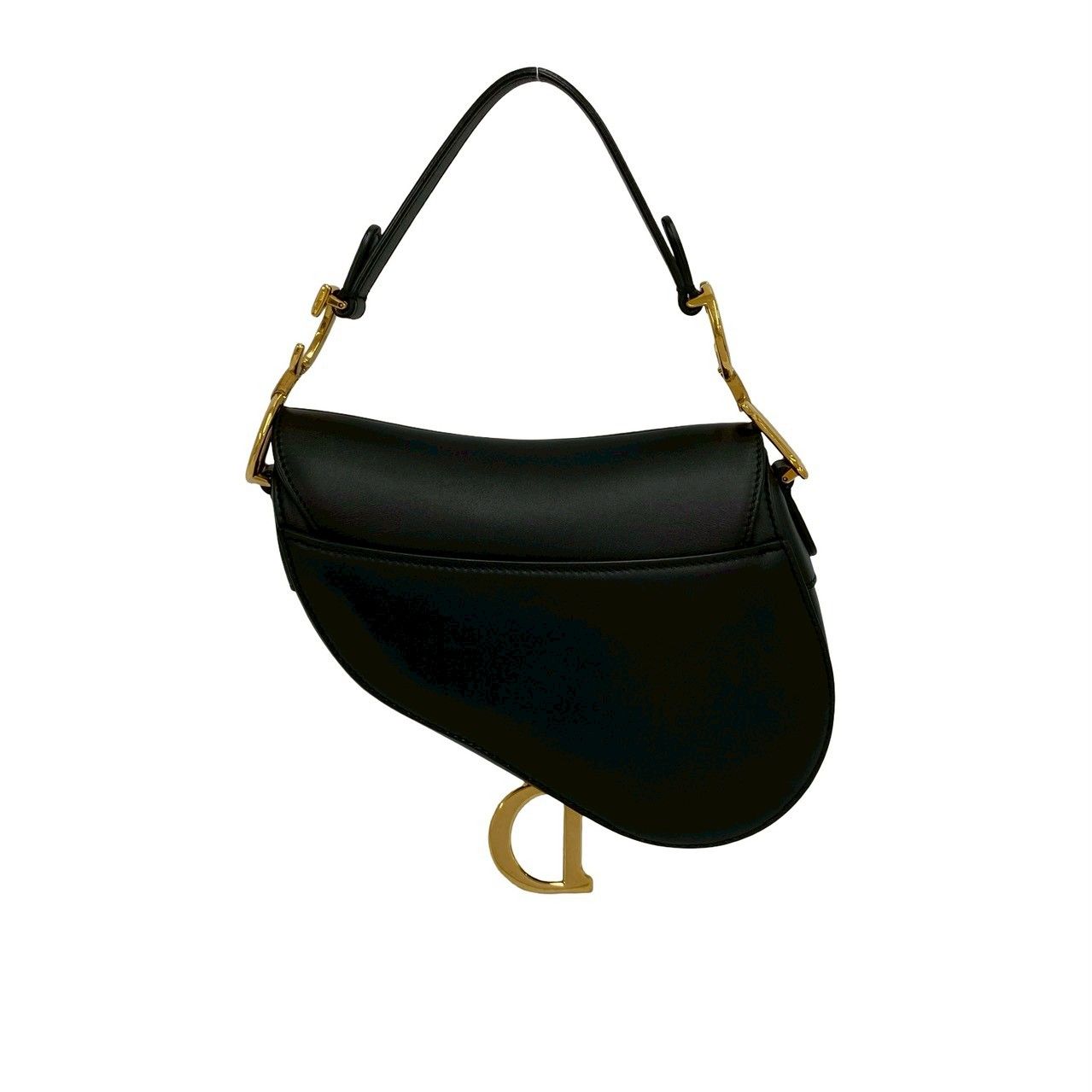 Dior Saddle Bag Canvas Leather 2-Way Black — view 3