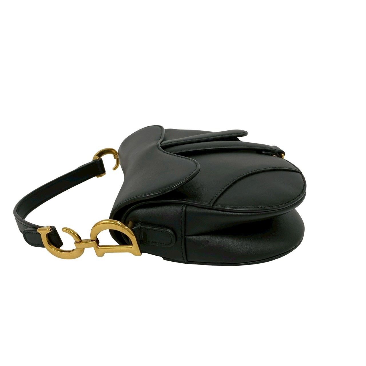 Dior Saddle Bag Canvas Leather 2-Way Black — view 5