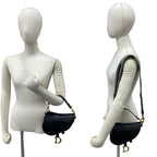 Dior Saddle Bag Canvas Leather 2-Way Black — view 2