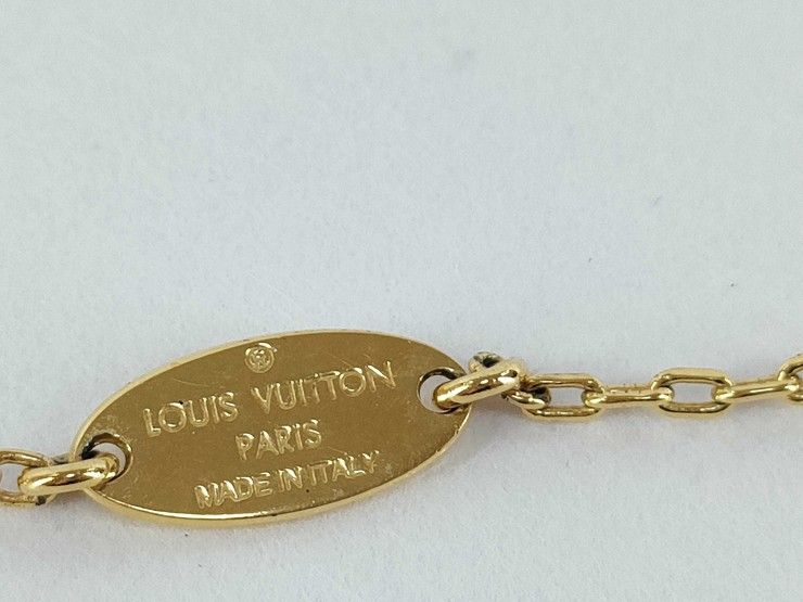 Louis Vuitton Necklace Collier LV Star Light Gold Metal — view 5
