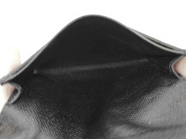 Louis Vuitton Card Case Business Holder Black — view 6