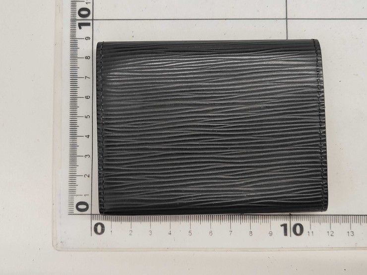 Louis Vuitton Card Case Business Holder Black — view 2