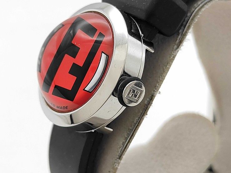 Fendi Watch Brassula Red Black Stainless Steel Quartz — view 2