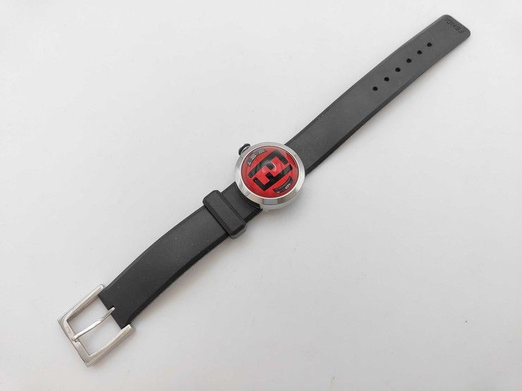 Fendi Watch Brassula Red Black Stainless Steel Quartz — view 5