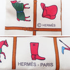 Hermes Tenues Twilly Scarf Couvertures Et de Jour Cream — view 9