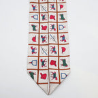 Hermes Tenues Twilly Scarf Couvertures Et de Jour Cream — view 4