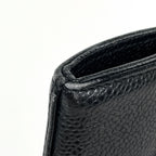 Chanel CC Logo Chain Tote Caviar Leather Black — view 6