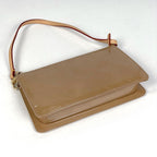 Louis Vuitton Lexington Enamel Pouch Monogram Vernis Beige — view 2