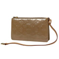 Louis Vuitton Lexington Enamel Pouch Monogram Vernis Beige
