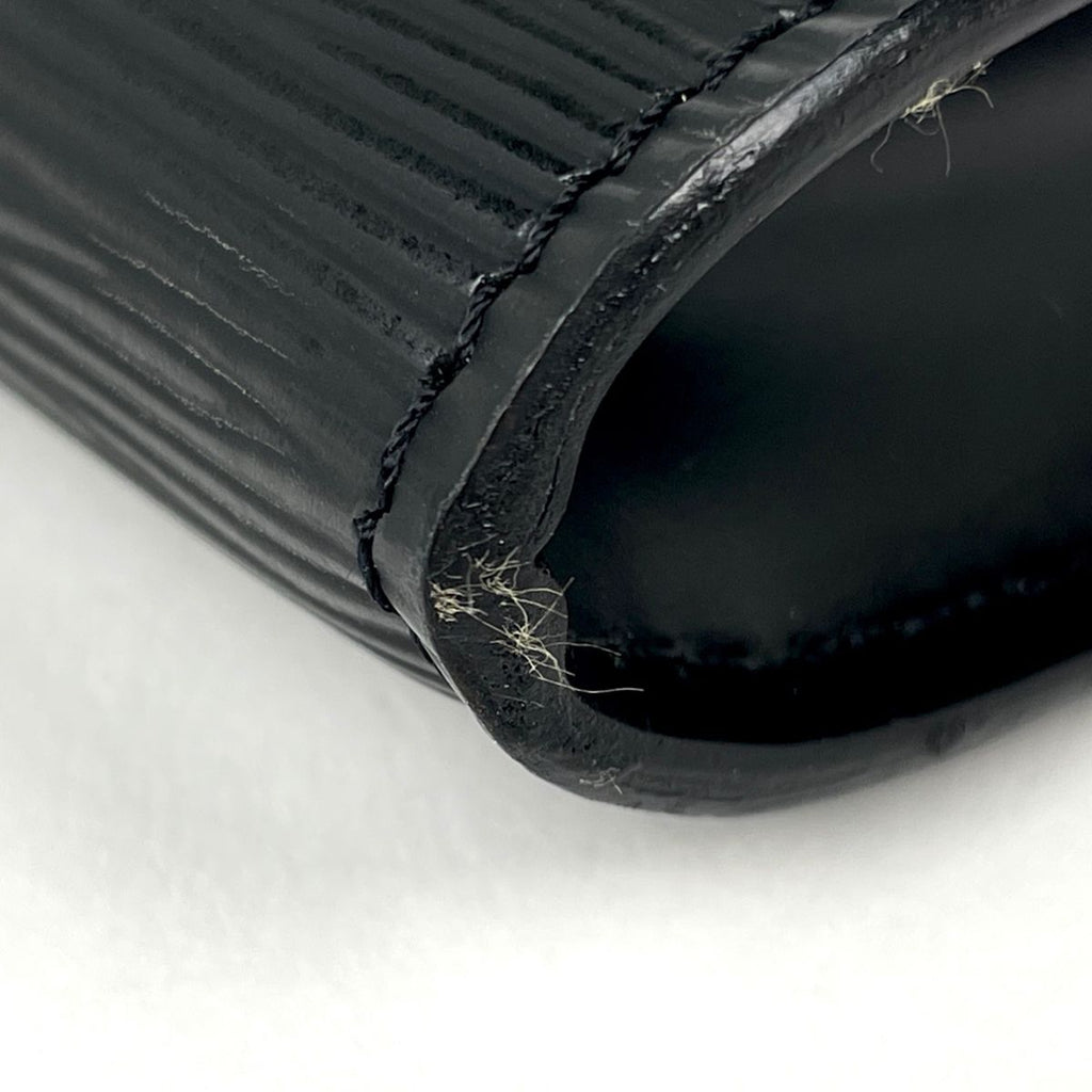 Louis Vuitton Pochette Epi Noir Pouch — view 3