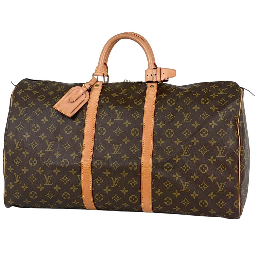 Louis Vuitton Keepall 55 Boston Bag Monogram Brown