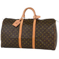 Louis Vuitton Keepall 55 Boston Bag Monogram Brown