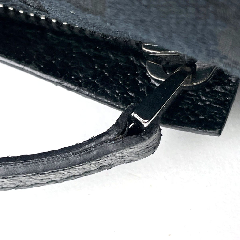 Gucci GG Pattern Waist Bag Pouch Canvas Black — view 5