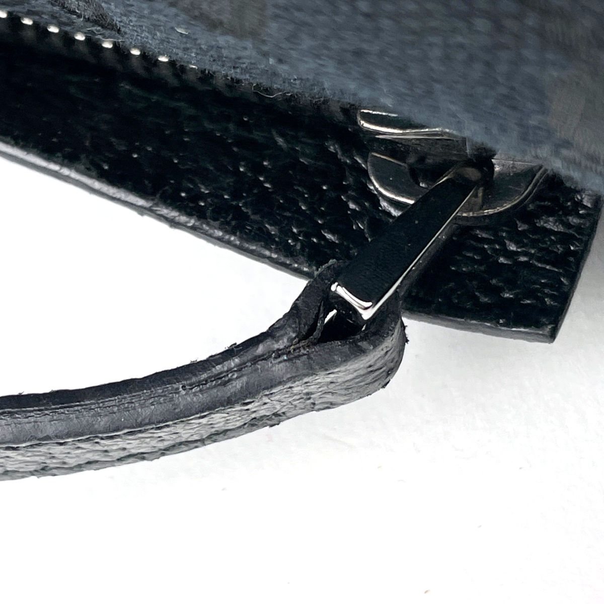 Gucci GG Pattern Waist Bag Pouch Canvas Black — view 5
