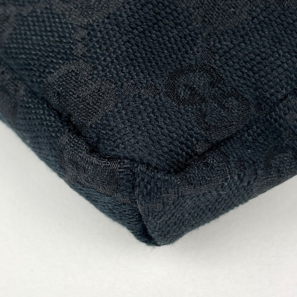 Gucci GG Pattern Waist Bag Pouch Canvas Black — view 3