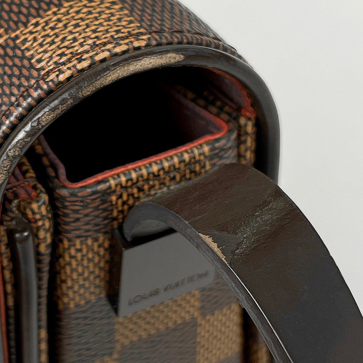 Louis Vuitton Tribeca Carre Shoulder Bag Damier Brown — view 7