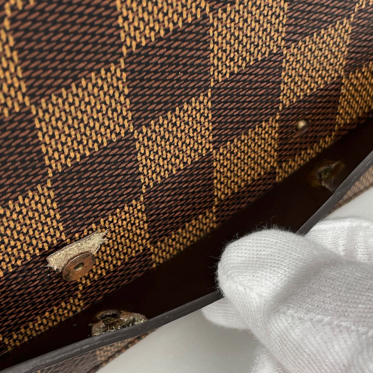 Louis Vuitton Tribeca Carre Shoulder Bag Damier Brown — view 5