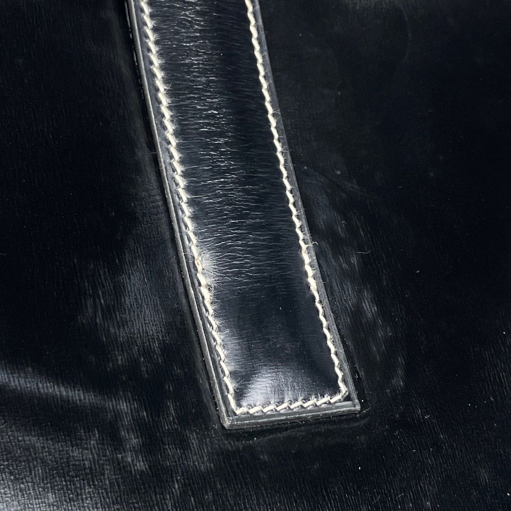 Hermes Gije GM Clutch Box Calf Black — view 4